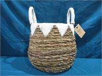 Poppytote Small Banana Leaf Handwoven Basket