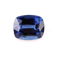 8.75CT CUSHION BLUE SAPPHIRE LOOSE GEMSTONE