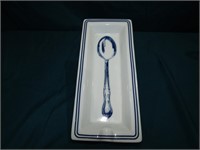 World Market Ceramic Spoon Rest 9"