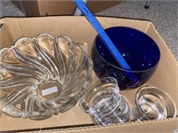 Mikasa bowl, cobalt blue bowl and more