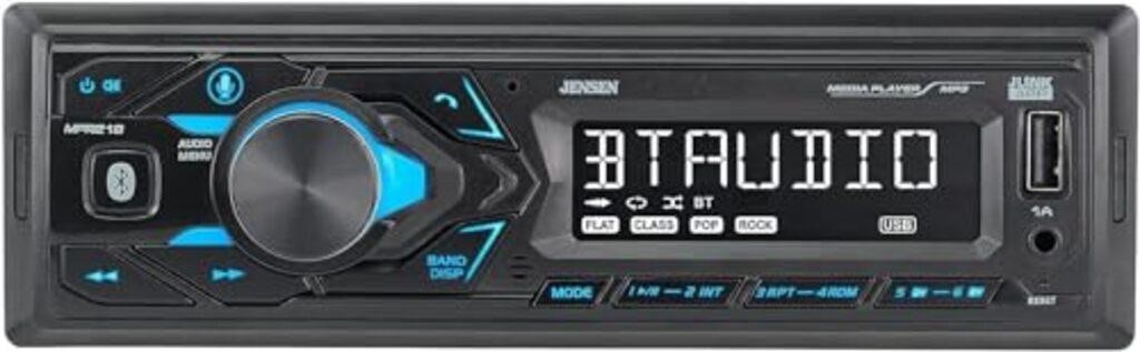 JENSEN MPR210 7 Character LCD Single DIN Car