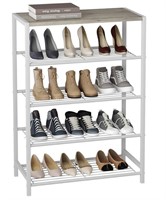 HOMEFORT Shoe Rack 5-Tier, Shoe Storage Shelf