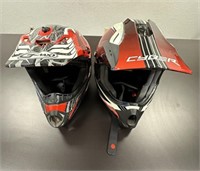 2 helmets- Youth Lg. & S (55-56cm)