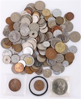 COLLECTIBLE US & FOREIGN ASSORTED COINS
