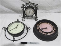 3 Small Clocks