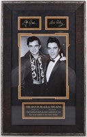 ELVIS PRESLEY & JOHNNY CASH PLAQUE