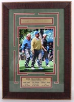 THE MASTERS 1996 CHAMPIONS PLAQUE