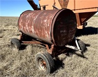 Shop built water trailer