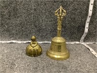 Two Decorative Brass Bells