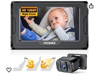 FEISIKE Baby Car Camera HD 1080P with Display
