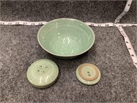 Asian Ceramic Bowl and Dish Bundle