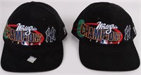 1998 NY YANKEES WORLD SERIES CHAMPIONS CAPS