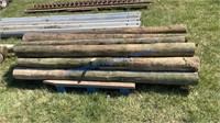 TREATED FENCE POSTS - USED