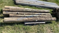 TREATED FENCE POSTS - USED