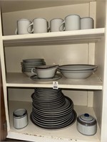 Salem stoneware dishes & cups