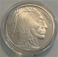 2007 1-Oz Buffalo Silver Round