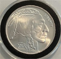 2010 1-Oz Buffalo Silver Round