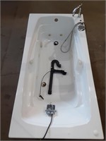 Whirlpool Jetted Soaker Tub Measures 35.25" x
