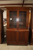 Stepback Walnut Cabinet; 86"+/- H x 49.5" Wide