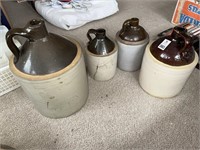 4 jugs (one is damaged)