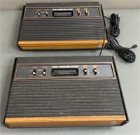 2pc Vtg Atari 2600 A Video Game Consoles