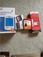 Blood pressure cuff, manicure set, etc.