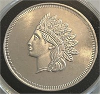 Indian 1-Oz Silver Round