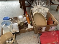 Pampered Chef, & Pyrex bakeware, cookie cutters,