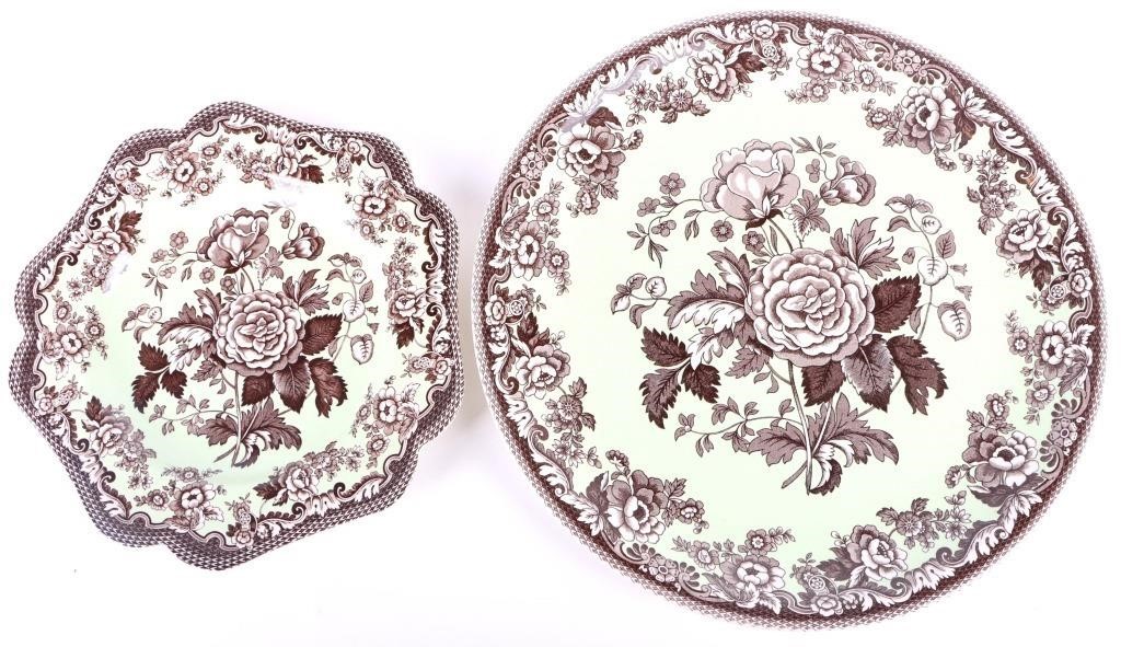 THE SPODE ARCHIVE COLLECTION BRITISH FLOWER PLATES