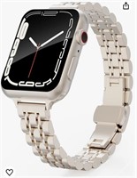 Adjustable Slim Metal Watch Bands For Apple Watch