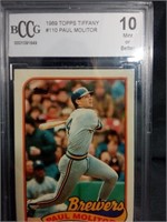 1989 Paul Molitor BCCG 10 Card in Protective Case