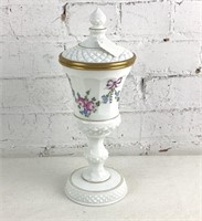 Tall 13" Westmoreland Milk Glass Compote