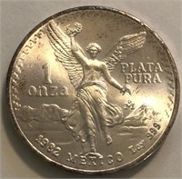 1982 1-Oz Libertad Silver Round