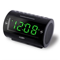 Jensen JCR-210 AM/FM Digital Dual Alarm Clock