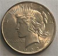 1922-P Peace Dollar