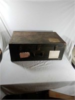 Large  National Defense - military chest. Metal.