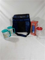 ESCORT cooler bag with carry strap measures