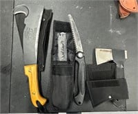 woodman's Pal Pro Tool, Gerber Hatchet & saw Lot