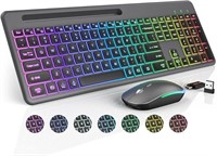 Wireless Keyboard and Mouse, 15 Backlit Effects, S
