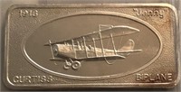 Bi-Plane 1-Oz Silver Bar