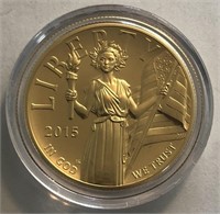 2015 1-Oz Gold Hi- Relief