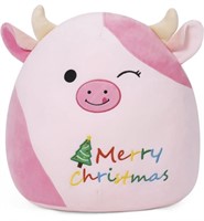 Toypocket Christmas Pink Cow Plush