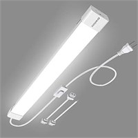 Kukumao 5000k Plug-in Led Tube Light Fixture, 18w