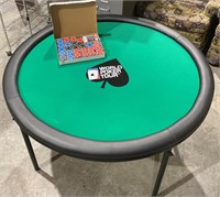 48 “ Poker Table With Cards & Chips