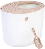 Cat Litter Box Top-entry Fully Enclosed Cat Toilet