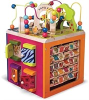 B. Toys - Zany Zoo - Wooden Activity Cube -