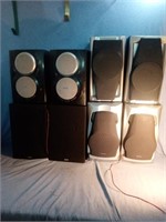 A lot of 8 speakers , two pairs from RCA , one