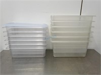 1/3 SIZE 4" DEEP (6), 6" DEEP (6) POLY FOOD PAN