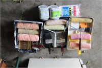 Lot of Painting Tools & Paint