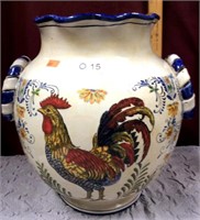 Pretty Rooster Italy Style Urn
